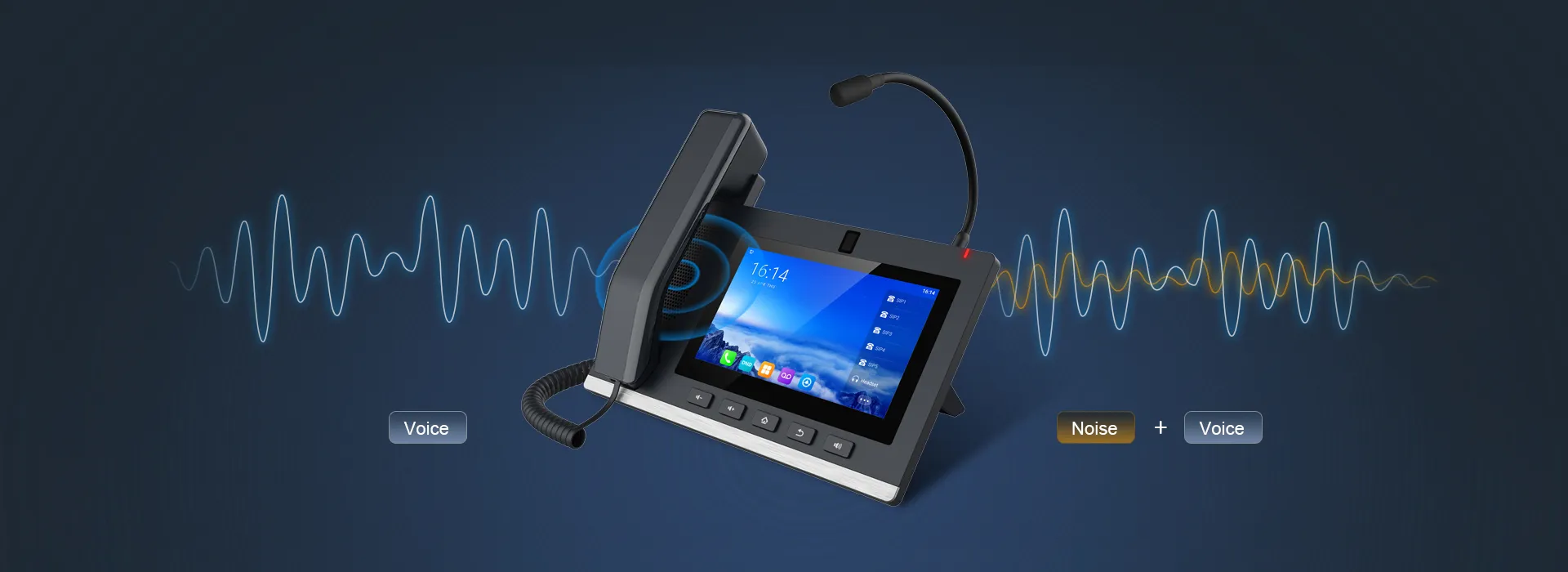 清晰音频传输的背景降噪