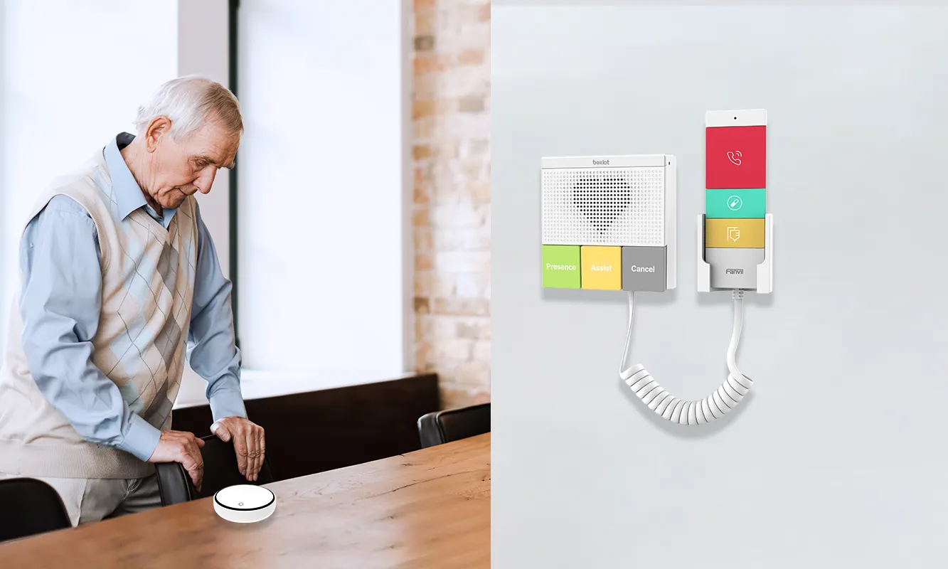 无线通话按钮，个人保护