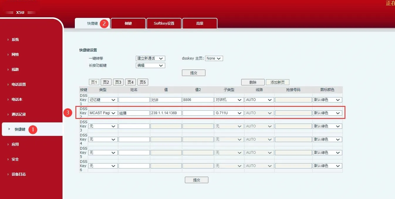 组播发送方配置