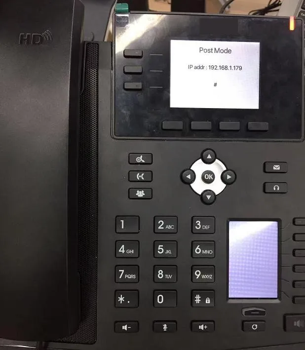 进入电话POST模式