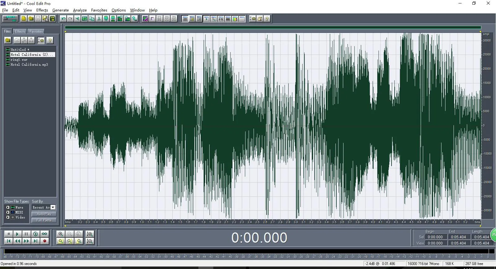 Confirm Edited Audio