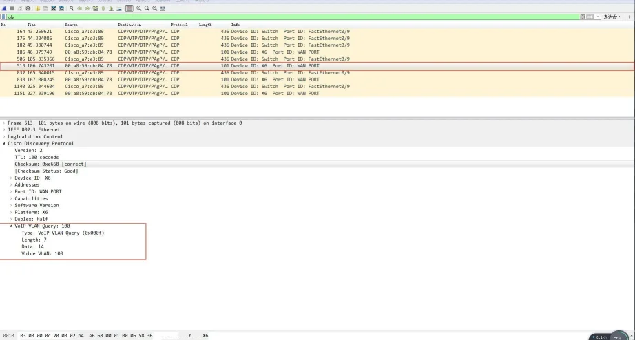 CDP Packet Sent After VLAN Learned