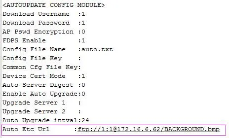 Configuration File Setup