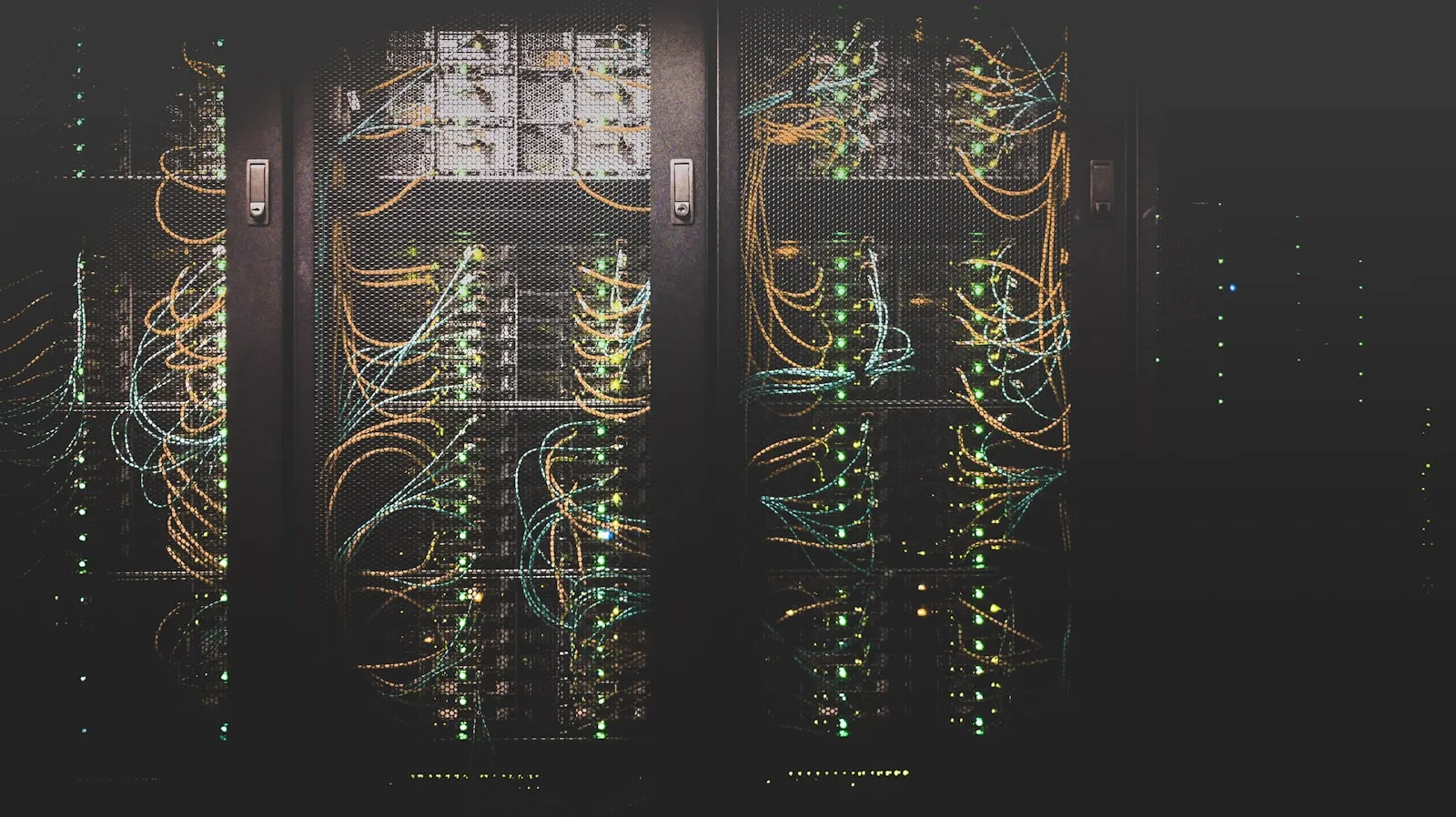 Enterprise data room representing SIP server call routing, registration, and session control in a VoIP architecture