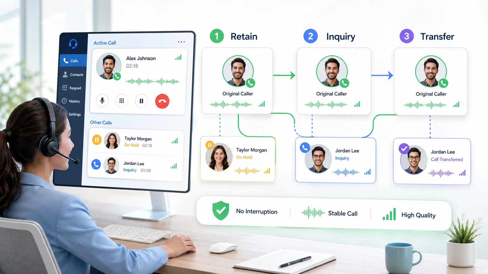 如何充分发挥并发呼叫转接的核心优势？