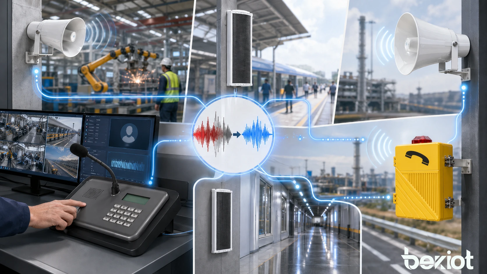 降噪应用于 SIP 对讲 工业电话 广播麦克风 调度台 和应急通信系统