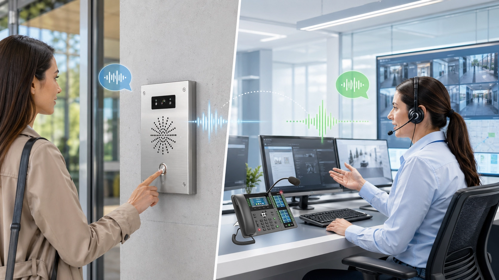 Talkback 功能图，展示通信系统中的操作员响应、远程协助、确认、协调和指令传达