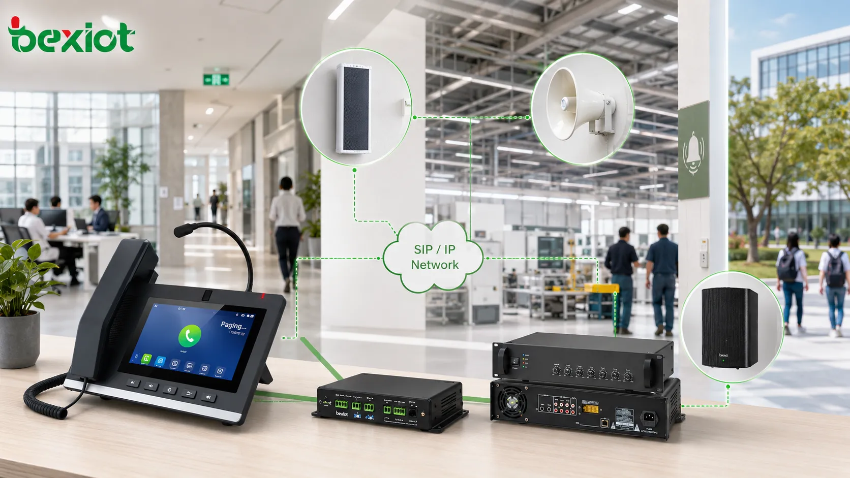 如何为 IP 电话系统增加寻呼与公共广播功能