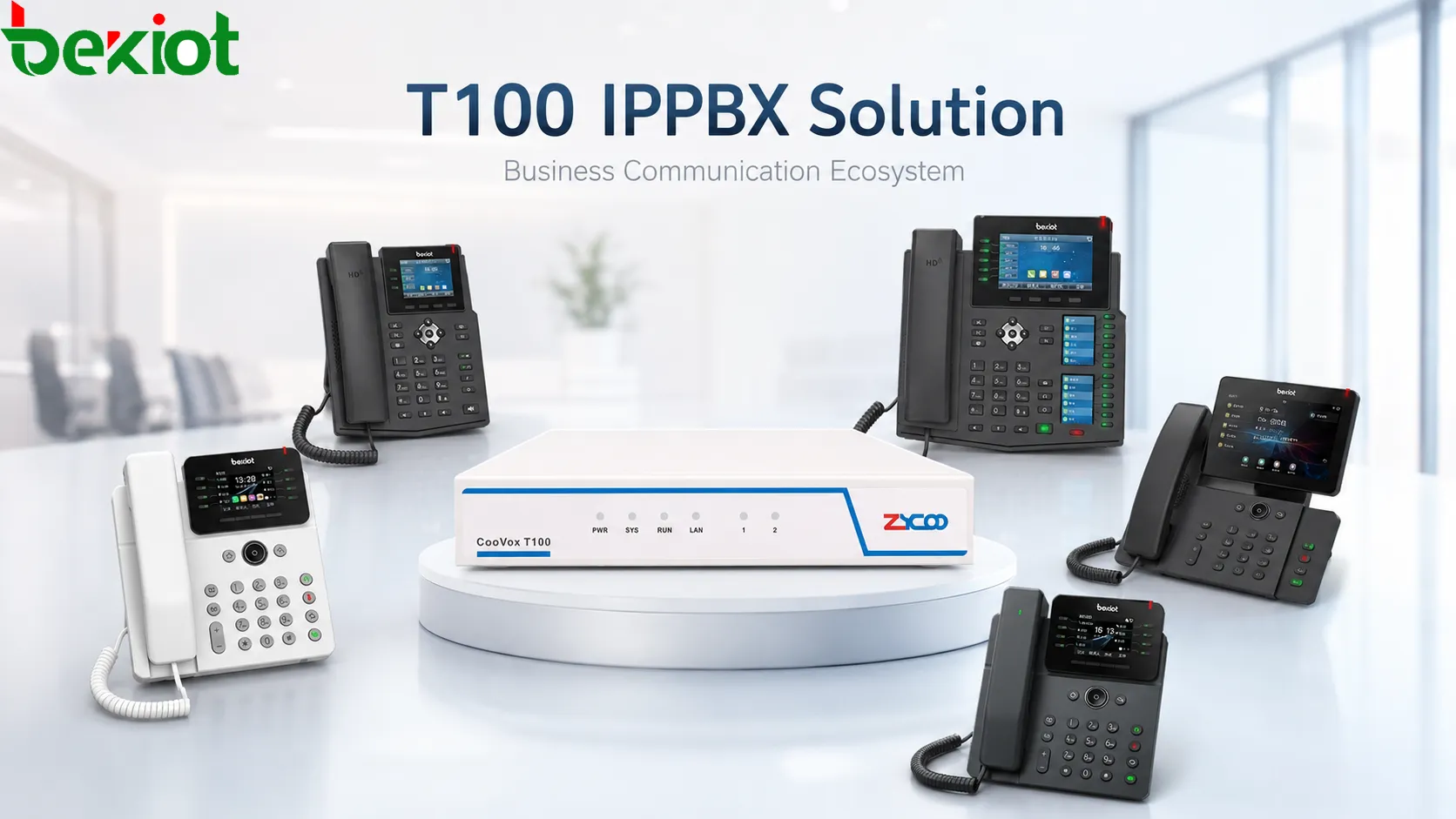 行业解析：Zycoo T100 CooVox IPPBX