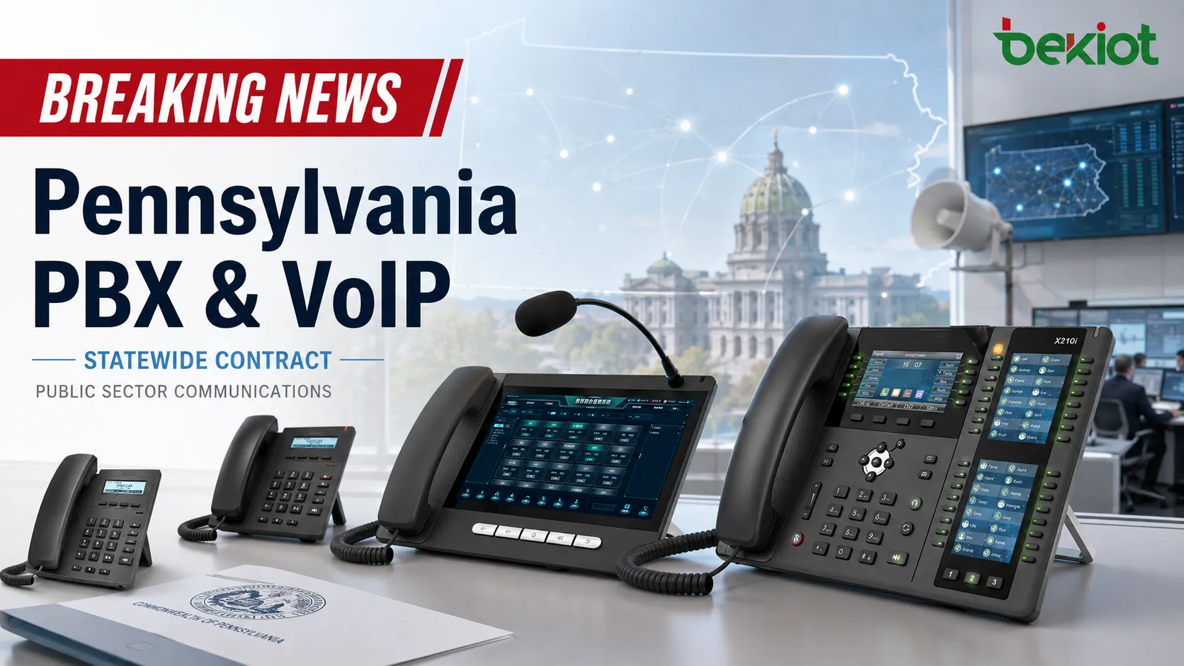 突发新闻：ConnX 获得宾夕法尼亚州 PBX 与 VoIP 合同