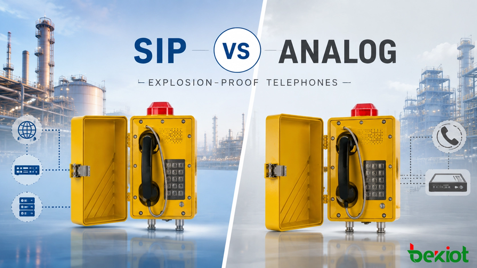 SIP 与模拟防爆电话：有何区别？