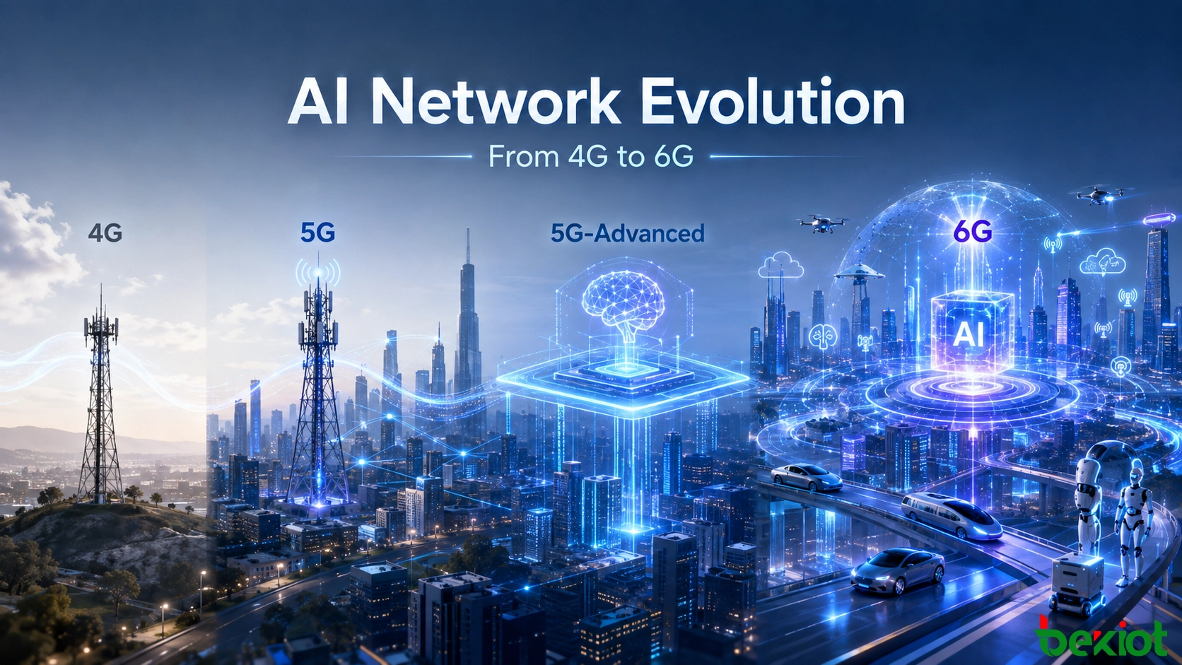 人工智能如何从4G到6G重塑移动网络