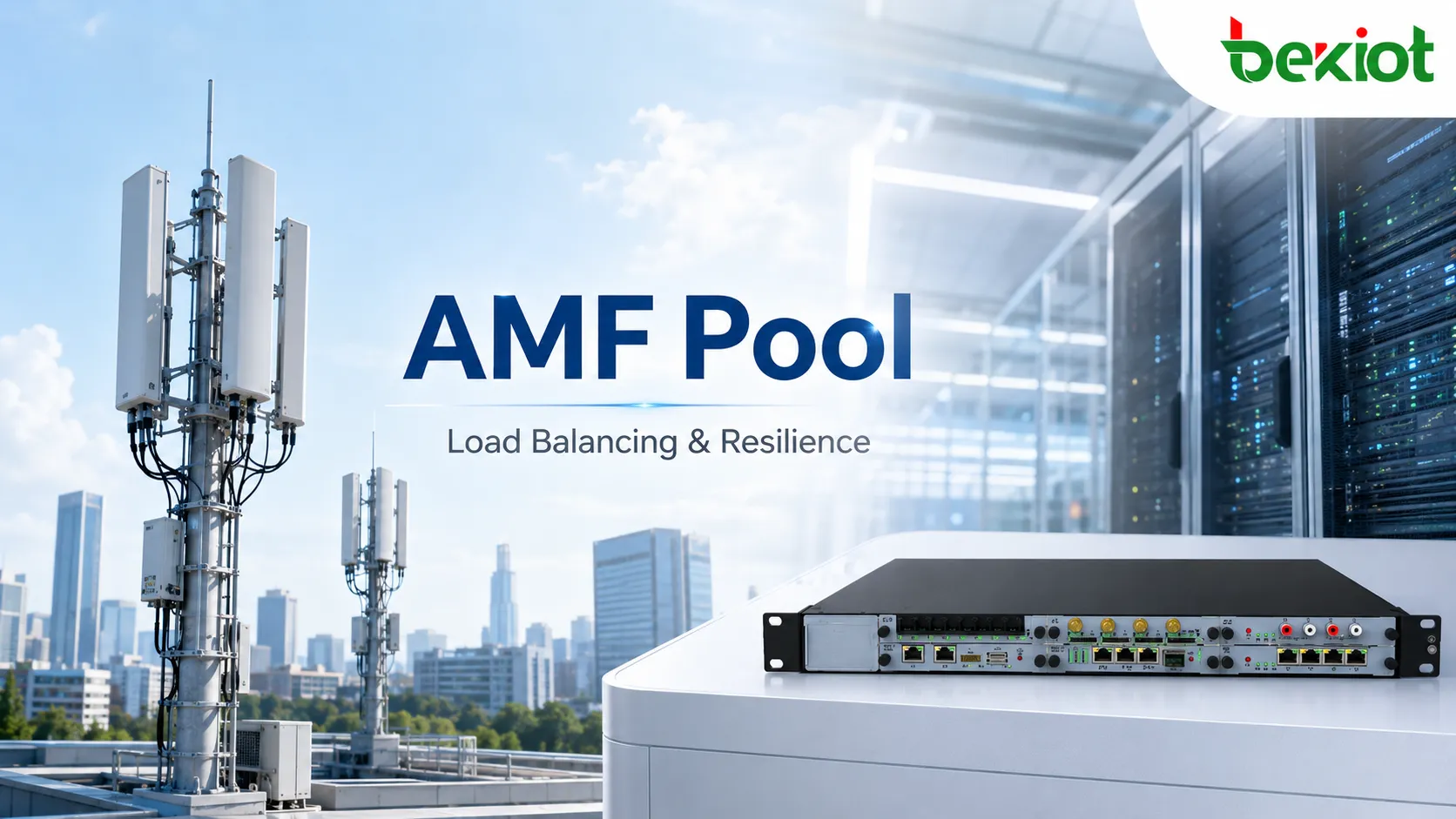 AMF Pool如何实现负载均衡与容灾？