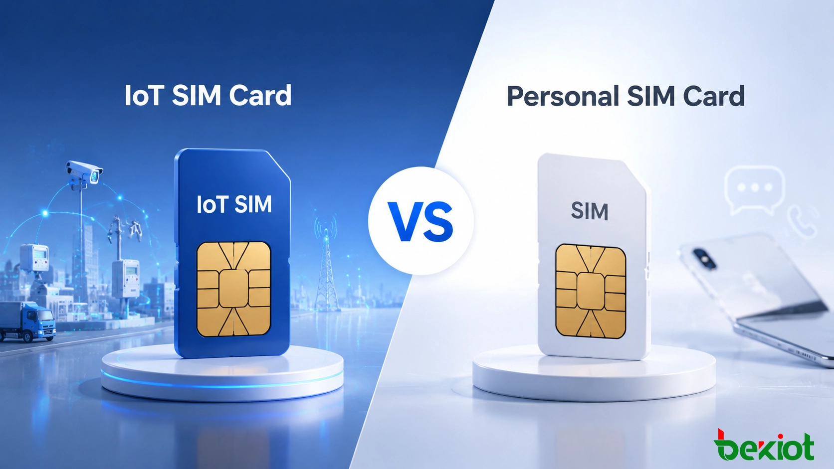 物联网 SIM 卡与个人 SIM 卡：企业连接指南