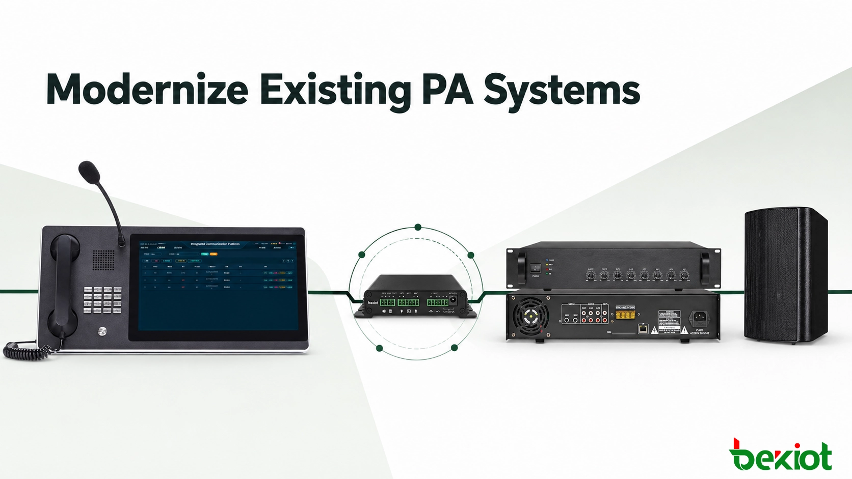如何将现有 PA 系统连接到现代 IP 调度