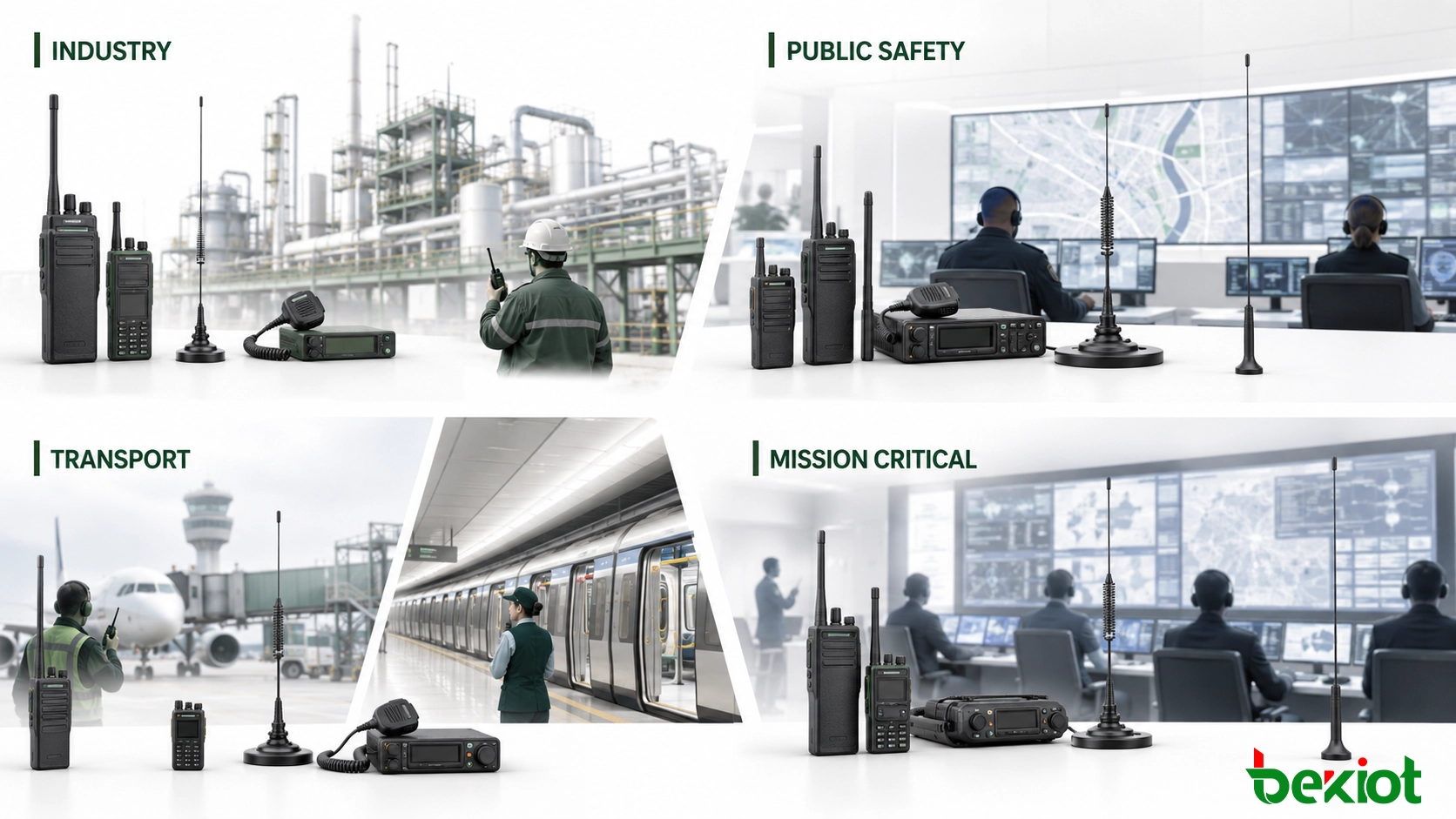 模拟、DMR、P25、TETRA和PDT双向无线电系统概述