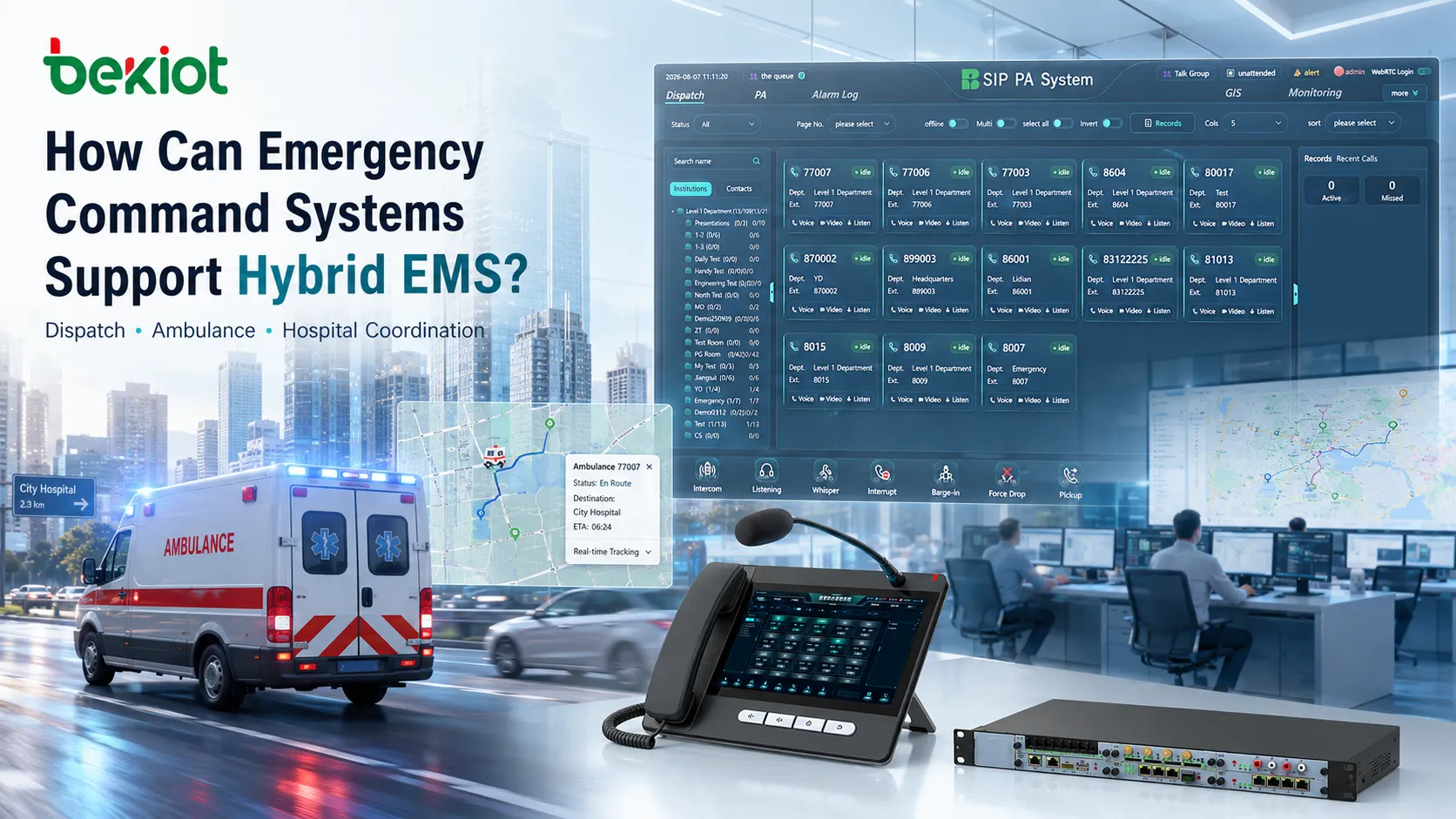 应急指挥系统如何协调混合型 EMS 模式？