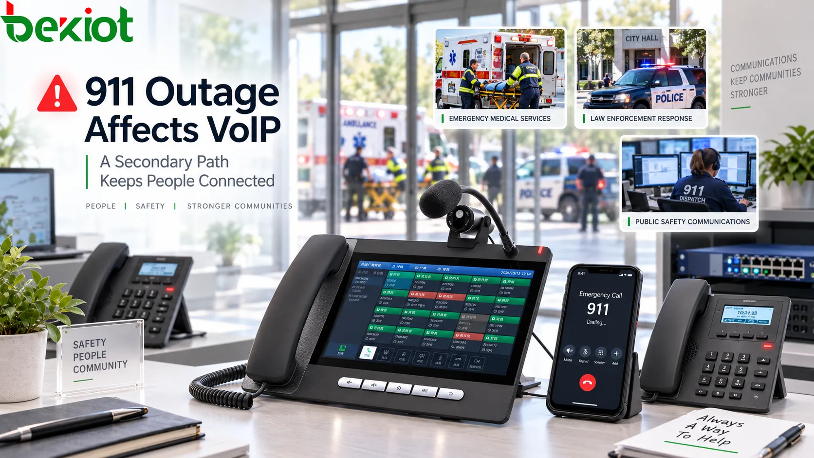 间歇性911中断影响VoIP：紧急呼叫为什么需要第二条路径