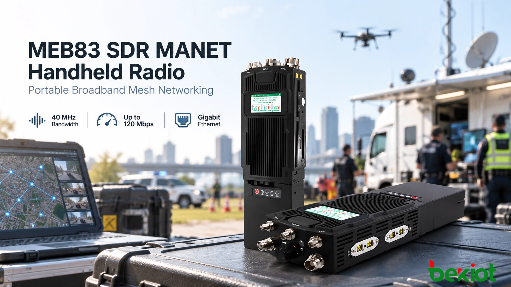 MEB83 SDR MANET手持电台产品外观