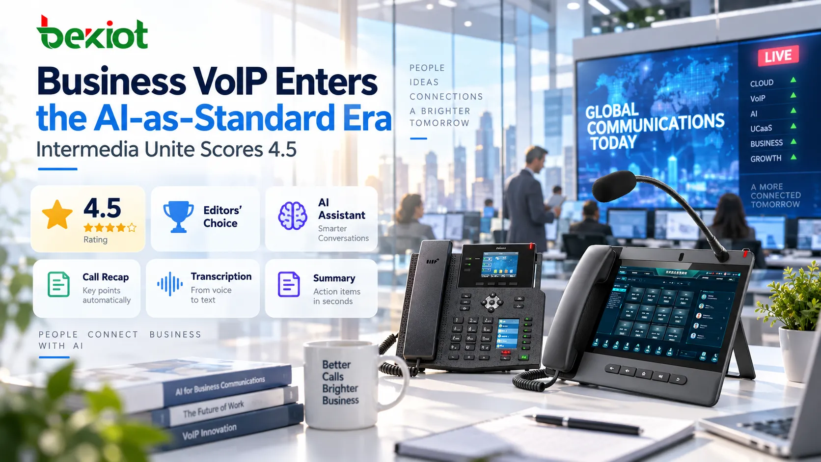 Intermedia Unite 获评 4.5 分：商务 VoIP 正进入 AI 标配时代