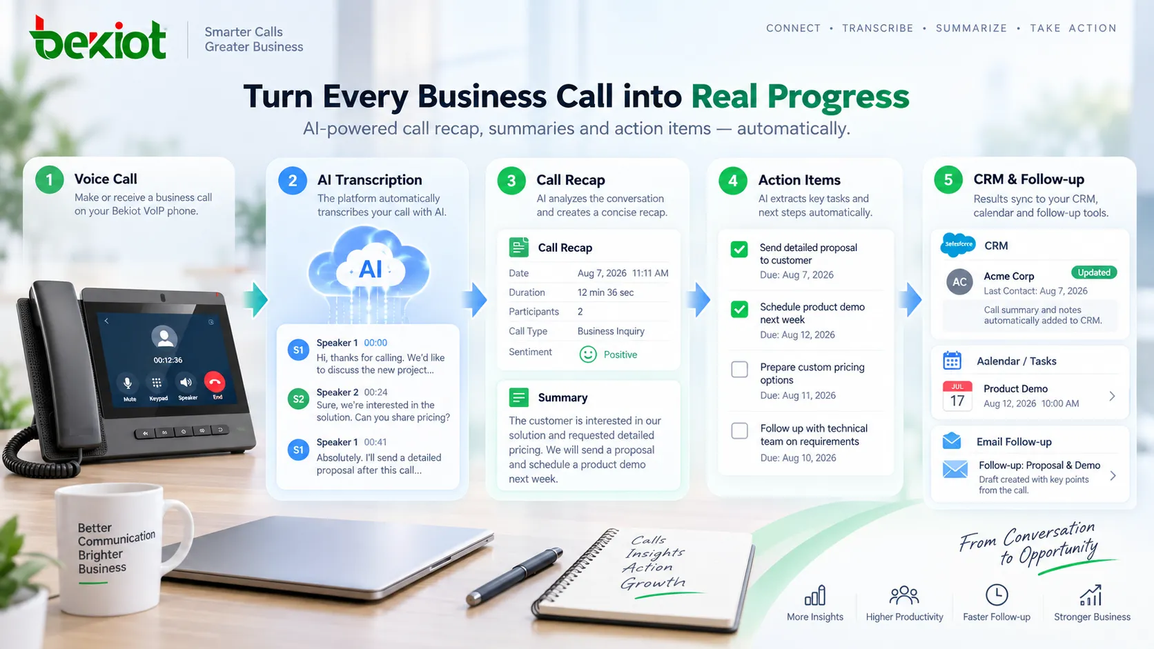 2026 年商务 VoIP 选型评估 Calling、AI Call Summary、管理门户、SIP 终端、CRM 集成、安全性，以及从 Unified Communications 向 Contact Center 演进的路径